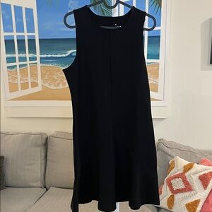 A New Day Classic Black Sleeveless Mini Dress
